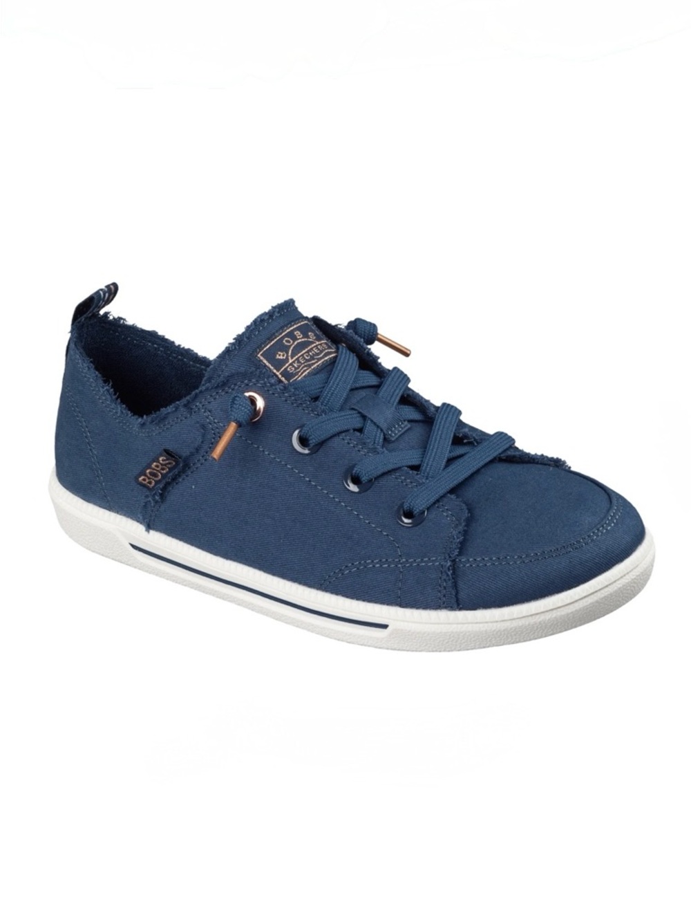 Skechers BOBS Sz 9 CUTE 2.0 Navy Blue Casual Comfortable Memory Foam